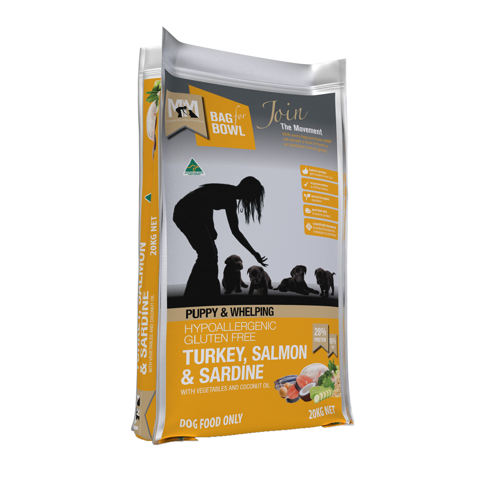 Meals for Mutts Puppy PW Holistic Turkey, Salmon & Sardine 20kg