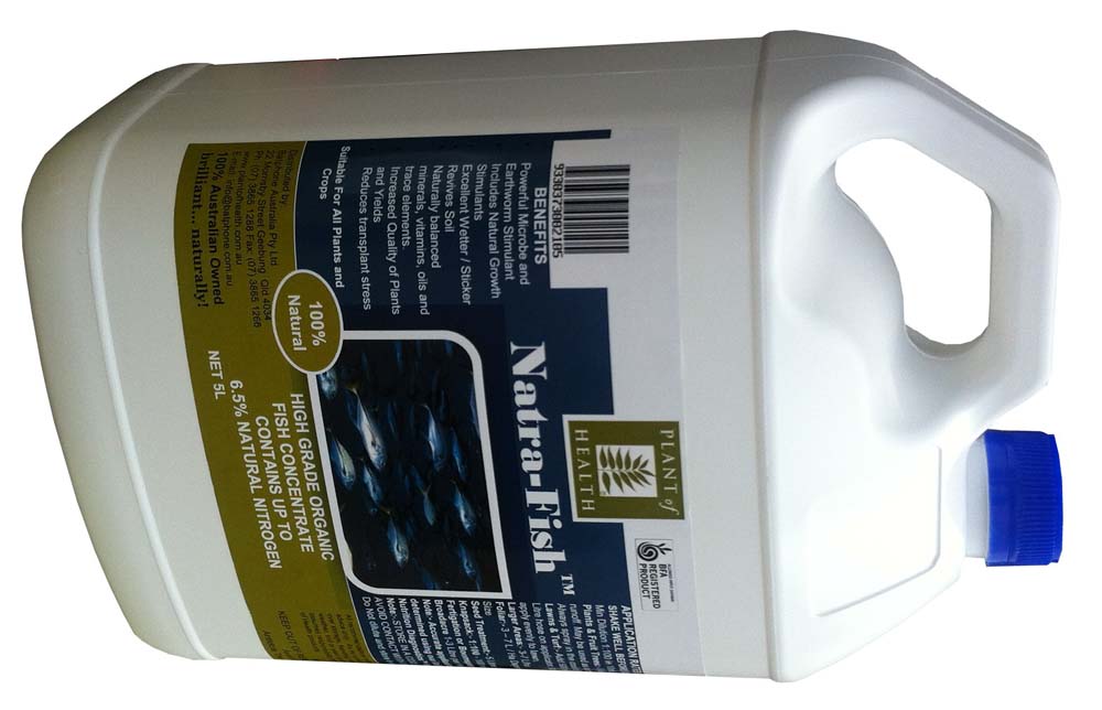 Natra-Fish Liquid Fish Fertiliser 5L Plant of Health 