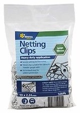 Whites Wires Netting Clips 19mm x 2.24mm 500 Pack