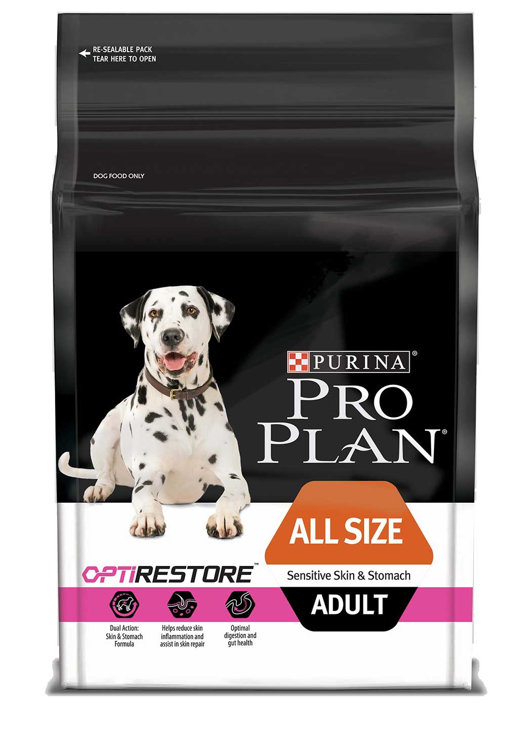 PRO PLAN Canine Adult Sensitive Skin & Stomach with OPTIRESTORE 12kg