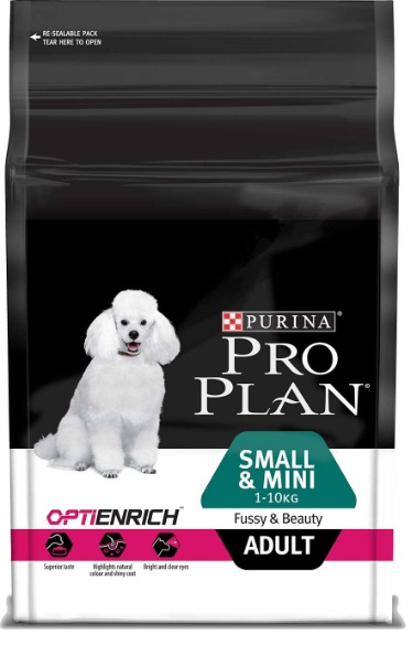 PRO PLAN Canine Small and Mini Adult Fussy and Beauty with OPTIENRICH 2.5kg  