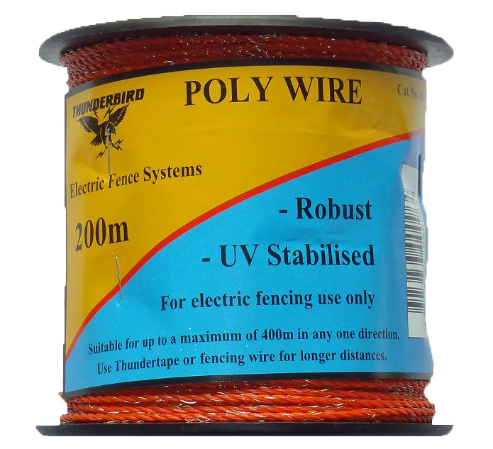 Thunderbird Poly Wire Orange 200m EF40EO