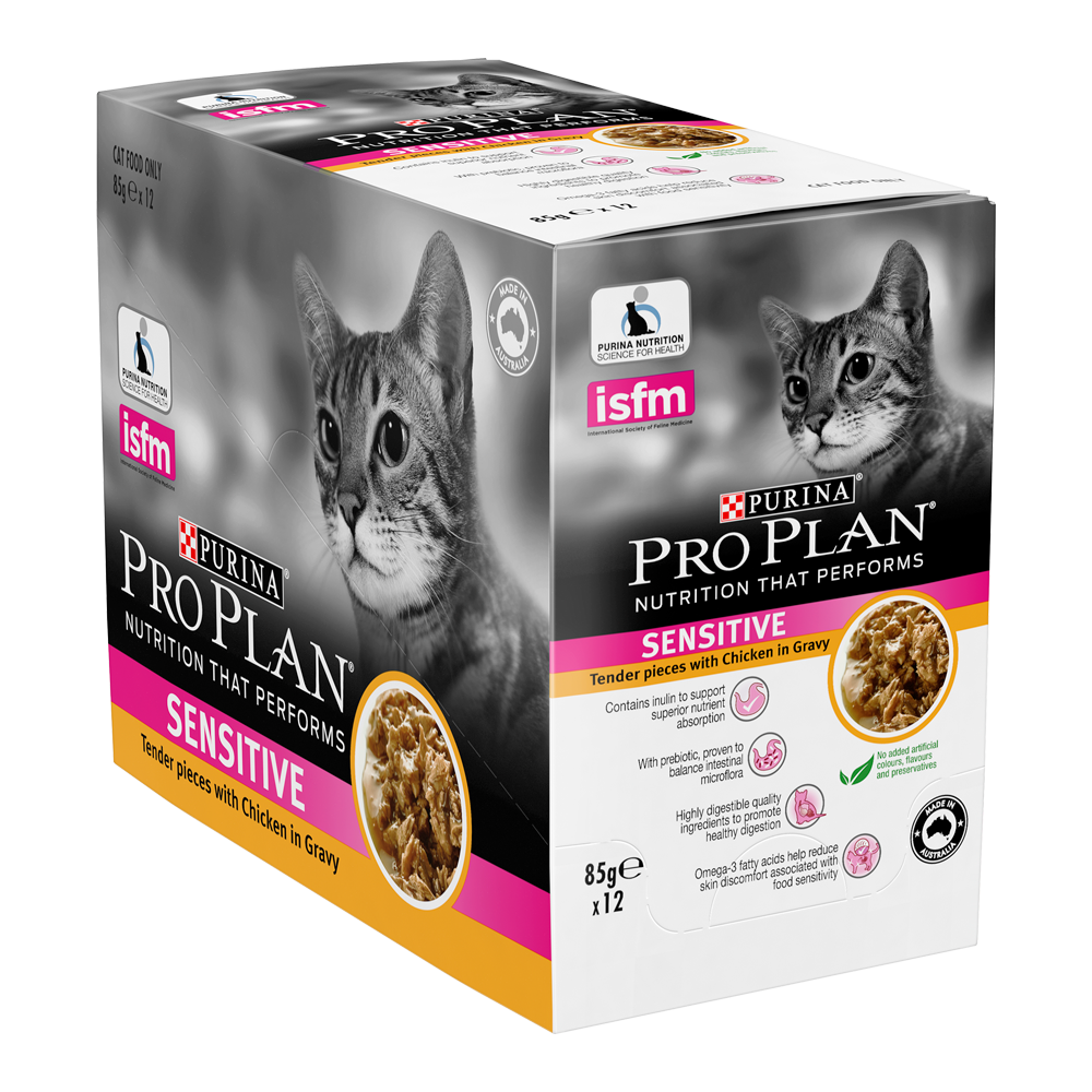 ProPlan Cat Sensitive Chicken 85g x12 Sachets