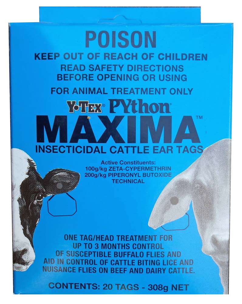 Y-Tex PYthon Maxima Tags 20 Pack