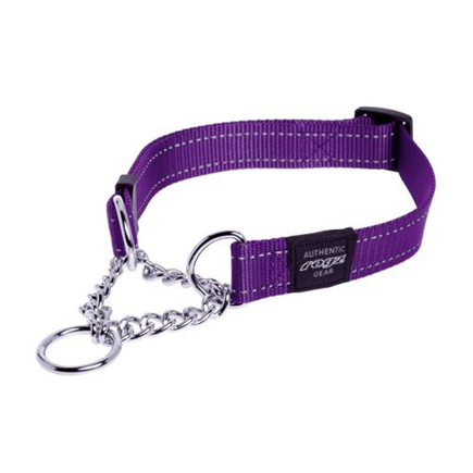 Rogz Obedience Half-Check Collar 'Fanbelt/Large' 