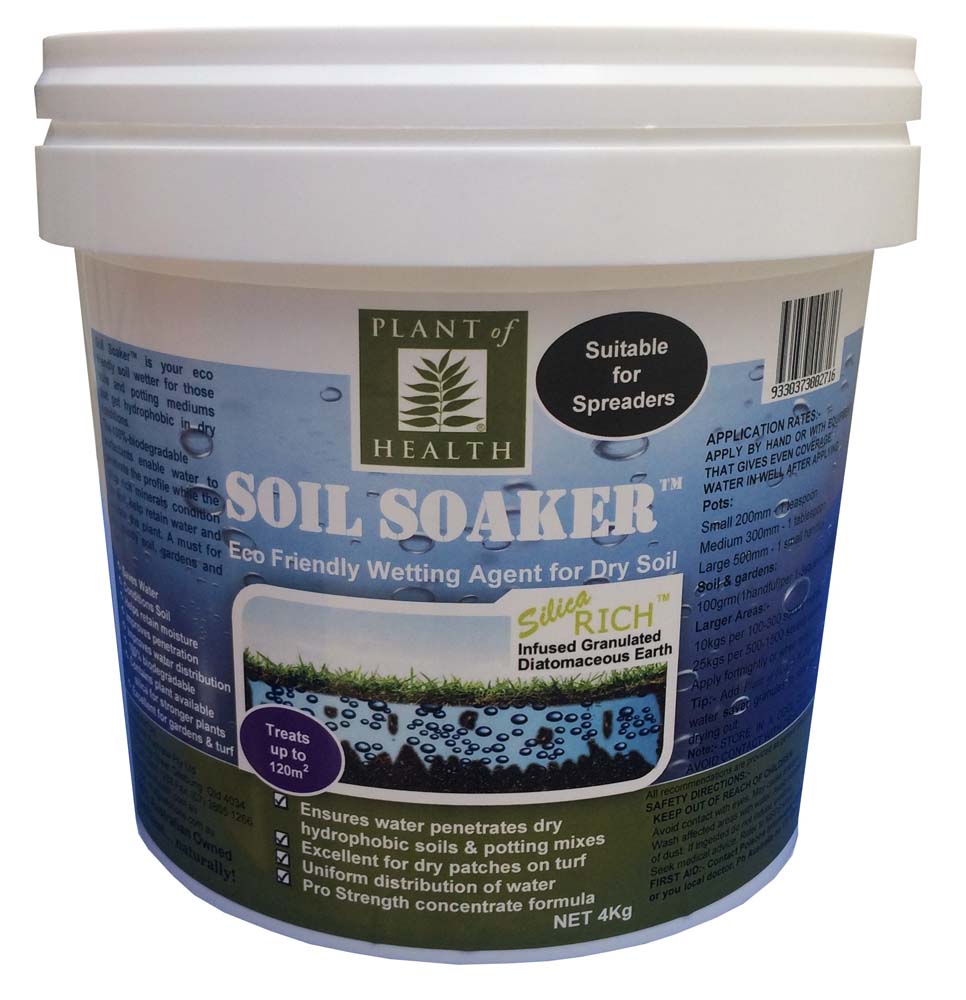 Plant of Health Soil Soaker - Granular Wetting Agent 4kg 