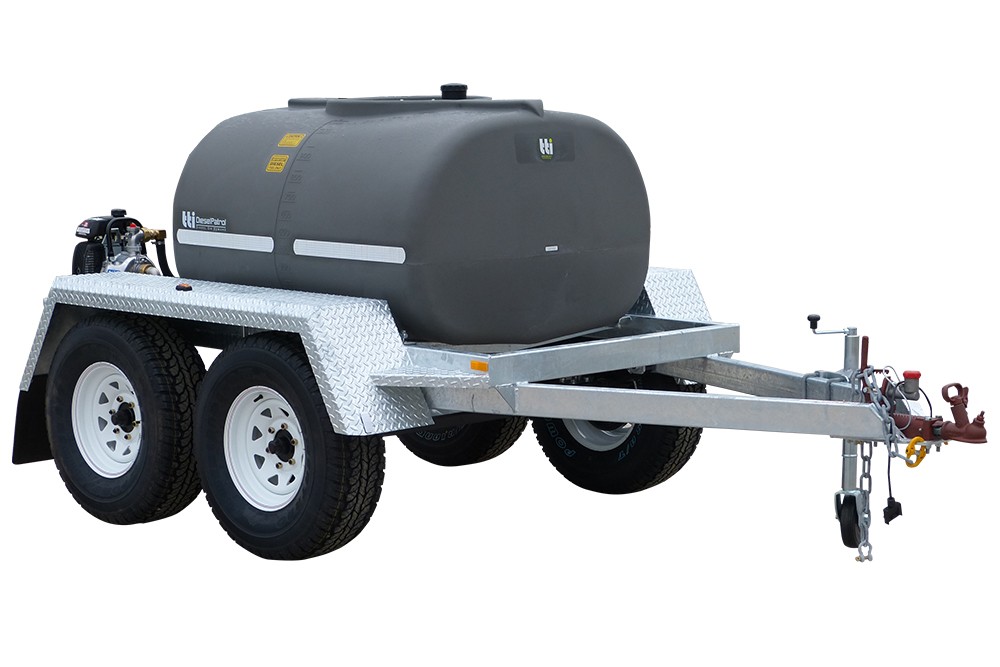 DieselPatrol1000L - On Farm Trailer, Dual Axle