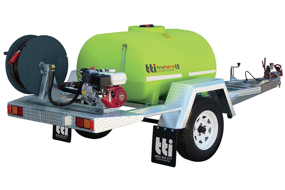 FirePatrol15600L - Braked Water Cart Trailer - Registerable
