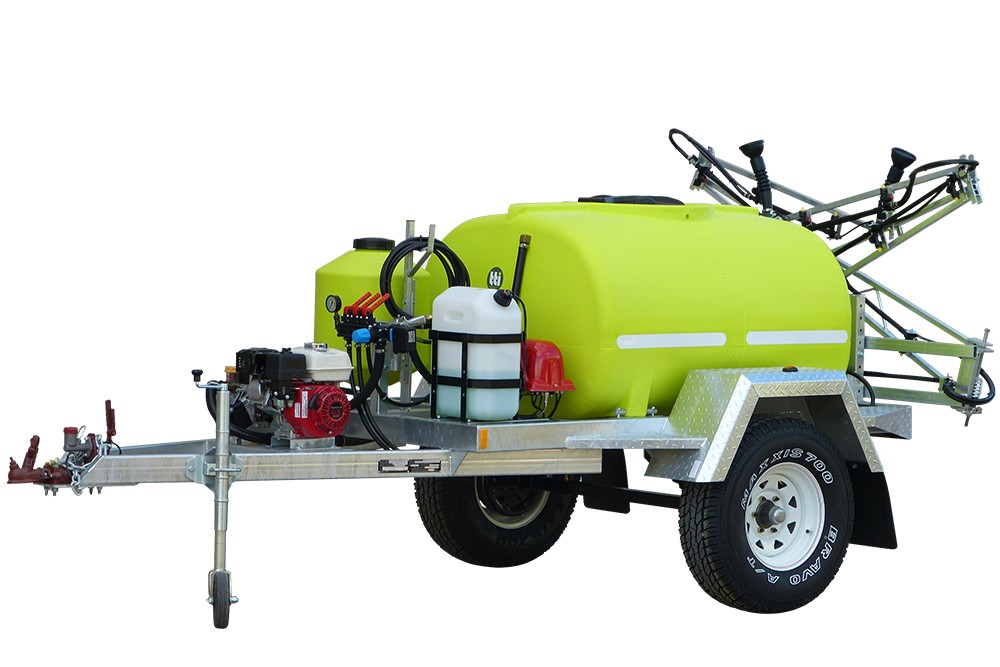 TopCrop 1000L - On Farm Spray Trailer with 54L/min Pump by TTi