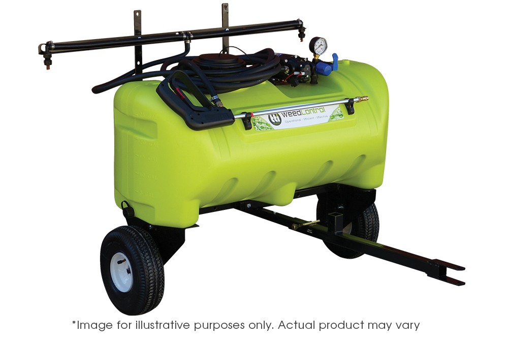 WeedControl 55L - Zero Turn Trailer Sprayer with 8.3 L/min pump 2m Boom