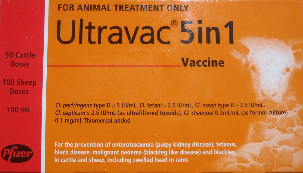 Ultravac 5 in 1 Vaccine 100mL