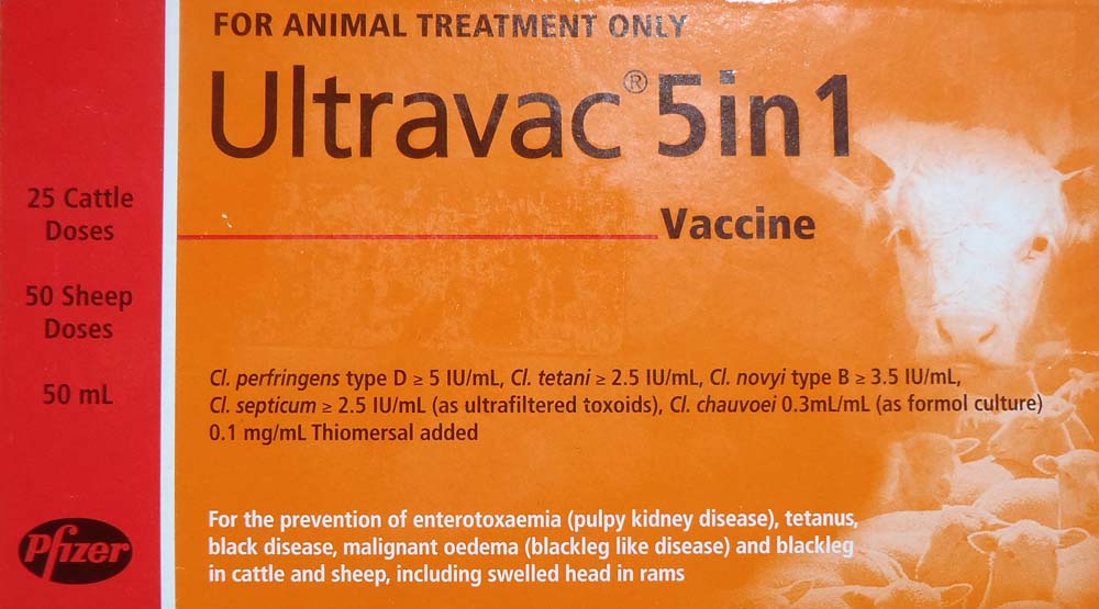 Ultravac 5 in 1 Vaccine 50mL