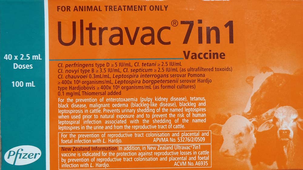 Ultravac 7 in 1 Vaccine 100mL