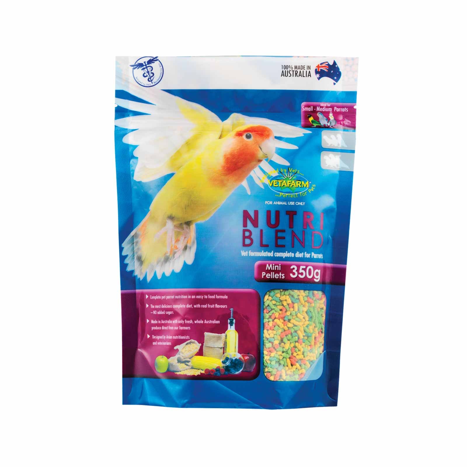 Vetafarm Nutriblend Mini Pellets 350g