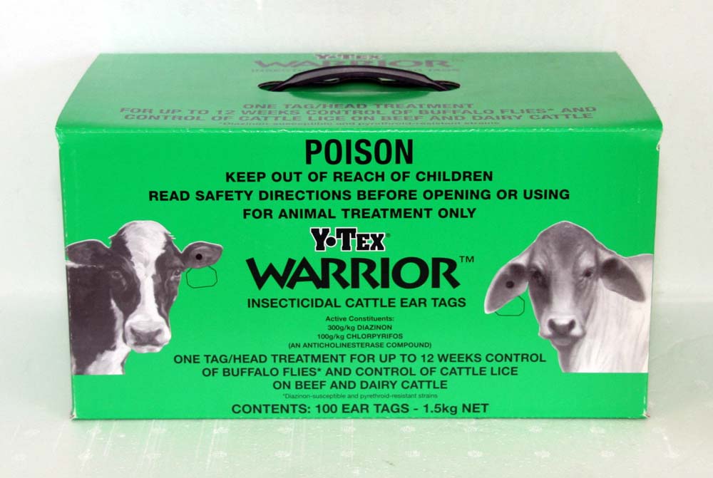 Warrior Eartag 100 Pack