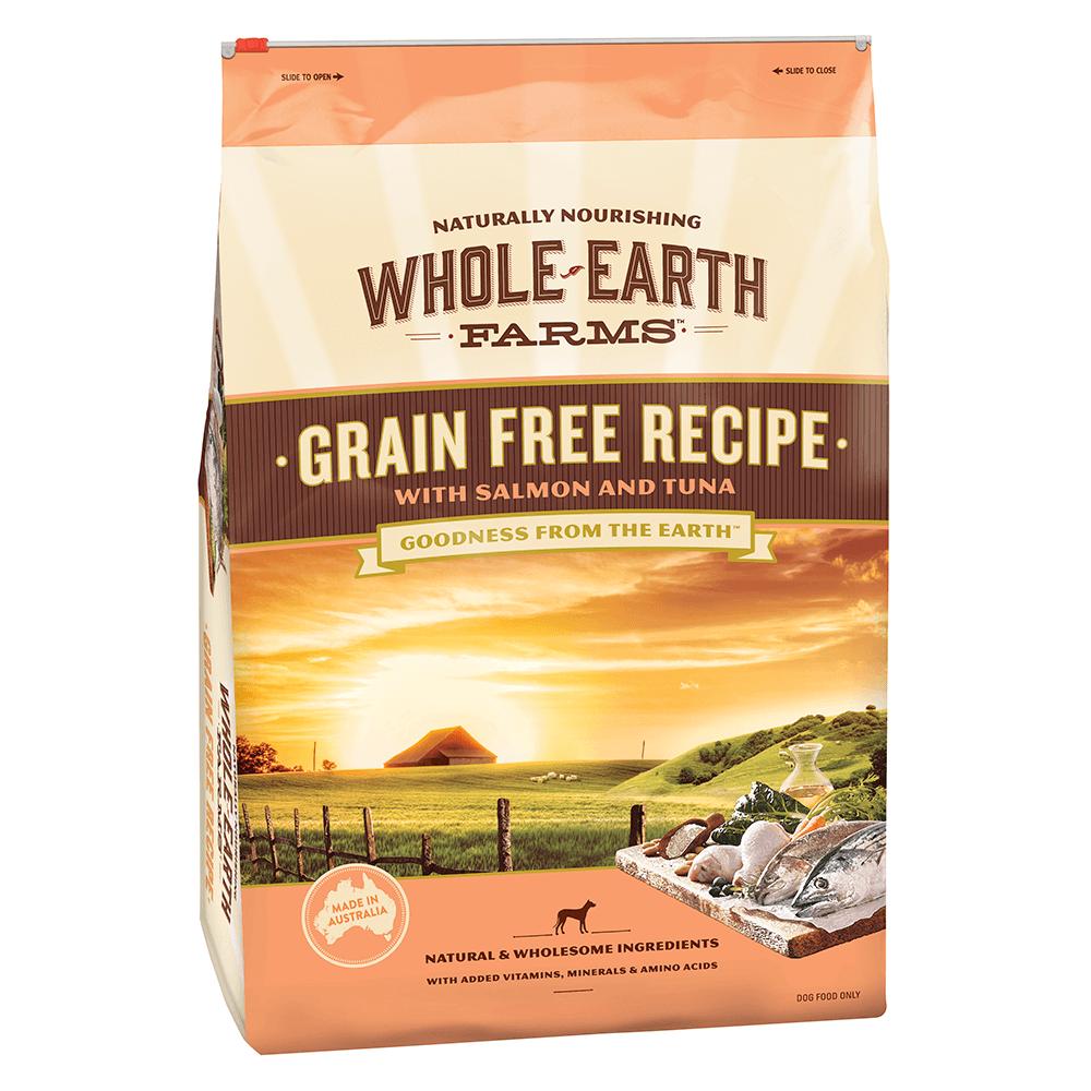 Whole Earth Farms Adult Grain Free Recipe with Salmon and Tuna 12kg