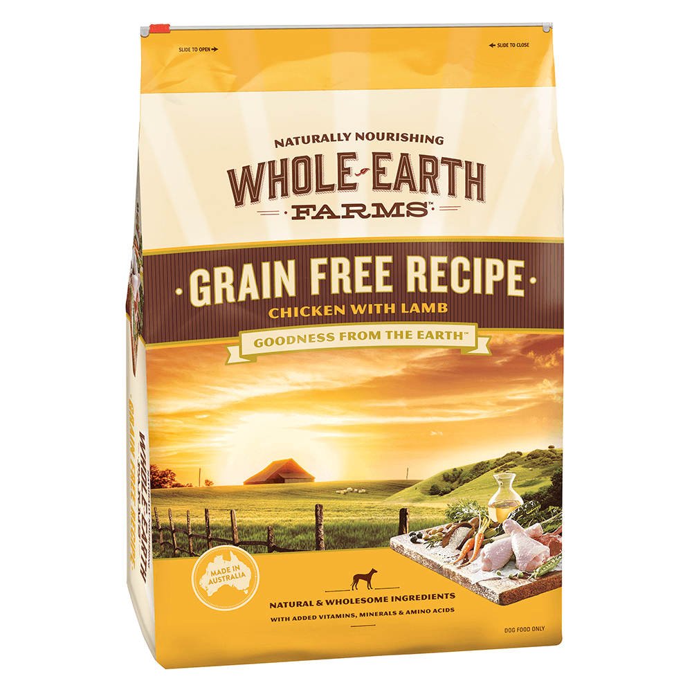 Whole Earth Farms Adult Grain Free Recipe with Chicken and Lamb 2.5kg