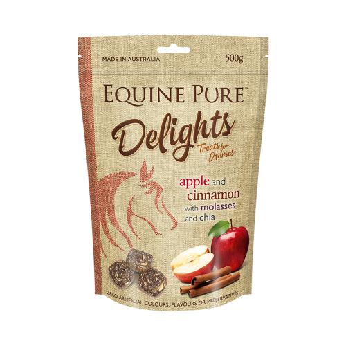 Equine Pure Delights Apple, Cinnamon with Molasses & Chia 500g