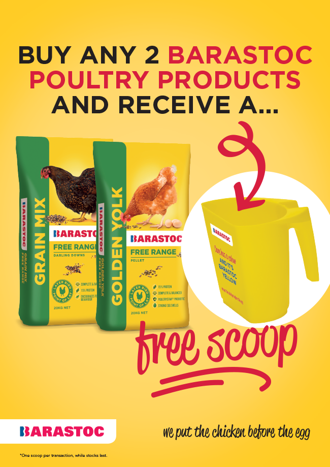 Farmcraft Barastoc free scoop promo September